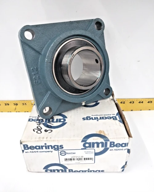 New ami Bearings 4 Bolt Flange Mount Bearing 2-7/16" Bore UCF212-39 (#2)