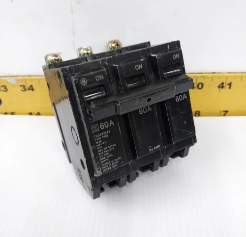 GE 60 Amp Bolt-On Circuit Breaker 240 VAC 3 Pole THQB32060