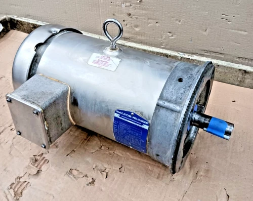 Baldor 5 HP Stainless Washdown Electric Motor IDVSWDM3615T 184TC 1750 Rpm Tefc