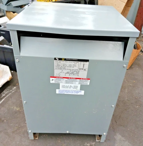 Square D 45 Kva 3 Phase Transformer 480 ▲HV 208Y/120 LV 45T3H