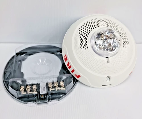 New System Sensor SPSCWL Ceiling Speaker Strobe White