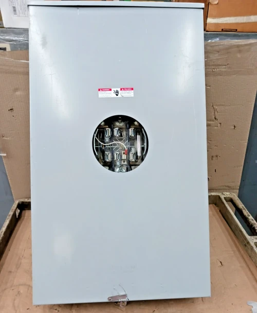 New Siemens 320 Amp Ringless Meter Socket 7 Jaw 3 Phase 600 Vac 49007-02FL