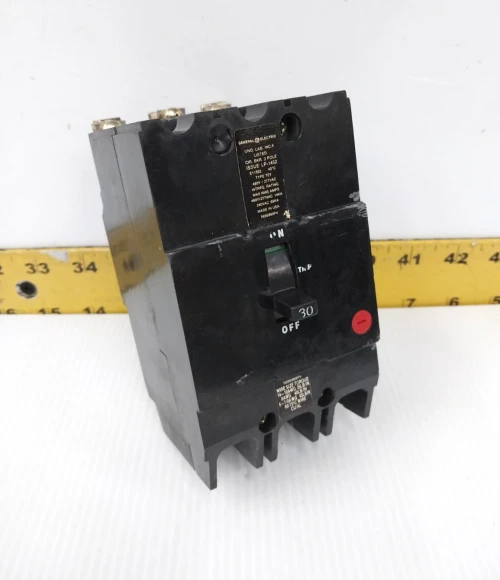 GE 30 Amp Bolt-On Circuit Breaker 240 / 480Y/277 VAC 3 Pole TEY330
