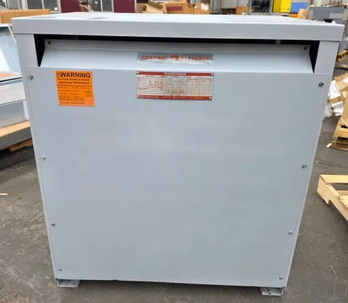 GE 112.5 KVA Dry Type Transformer 480▲ Primary 208Y/120 VAC Secondary 3 Phase