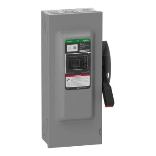 New Square D 100 Amp Non-Fused Heavy Duty Safety Switch 3 Pole 600V VHU363N