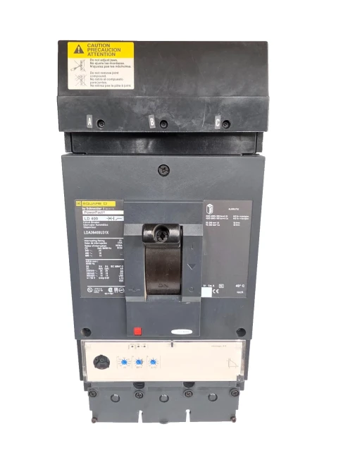Square D 400 Amp I-Line Circuit Breaker 600 VAC 3 Pole 25 kA LDA36400U31X