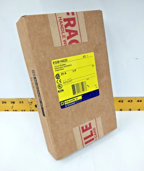 New Square D 25 Amp Bolt-On Circuit Breaker 120/240/277 VAC Single Pole EGB14025