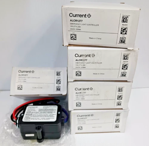 New Lot of 5 Current ALCR1277 Emergency Light Controller 100-277 Vac 20A 24 Vdc