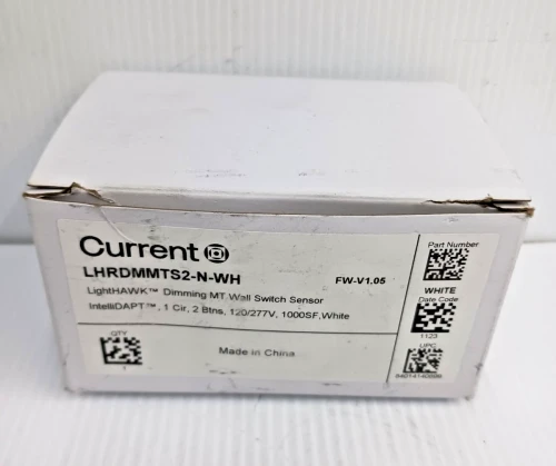 New Current LHRDMMTS2-N-WH LightHawk Dimming Motion Wall Switch Sensor