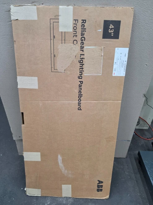 New ABB Reliagear 43" Panelboard Cover/Door w/ 2 Lockable Doors AF43SPN