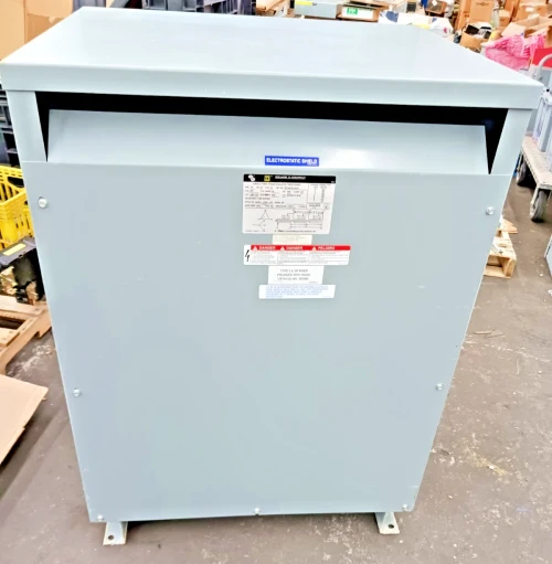 Square D 75 Kva 3 Ph Transformer 480 ▲ HV 208Y/120 LV 75T3HFISCUNLP Copper #27