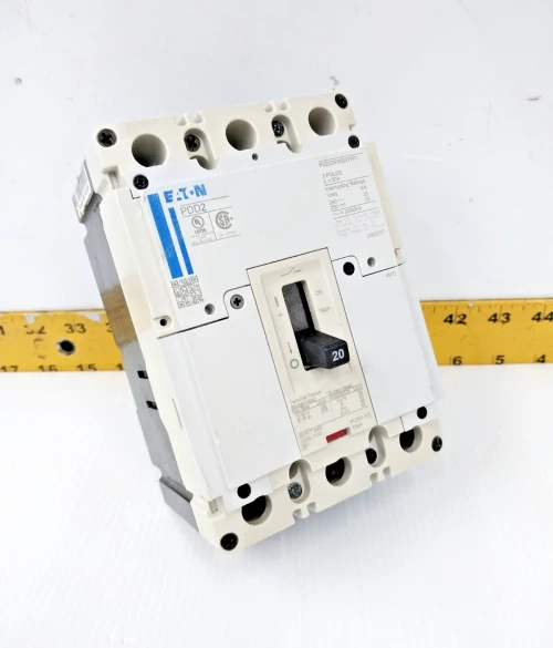 Eaton 20 Amp Circuit Breaker 240 VAC / 250 VDC 3 Pole PDD23F0020TFFL
