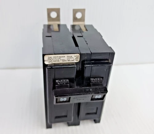 Eaton Cutler Hammer 50 Amp 2 Pole Bolt-on Circuit Breaker BAB2050 240 Vac