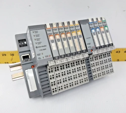 Allen-Bradley Point I/O Ethernet Network Adapter With Various Modules 1734-AENT