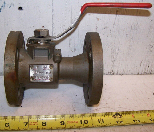 WATTS 1" STAINLEES STEEL FLANGED BALL VALVE SF2500 150 ST/275 CF8M  