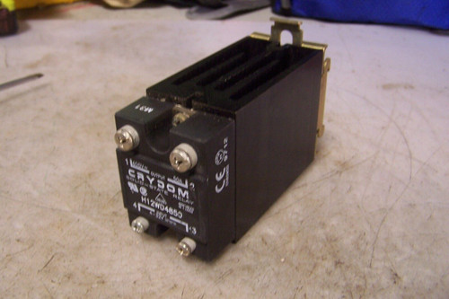 CRYDOM H12WD4850 SOLID STATE RELAY W/ HEAT SINK 600 VOLT 50 AMP