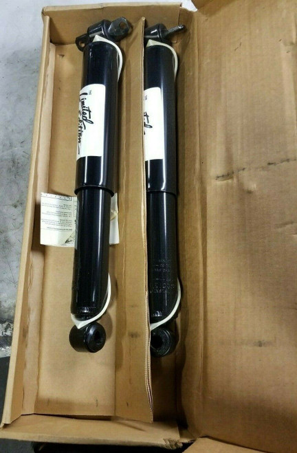 NEW MONROE LE10072 COMPLETE SHOCKS PAIR REAR FOR CHEVY BELAIR BISCAYNE IMPALA