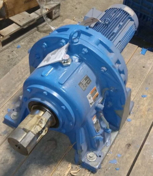 NEW SUMITOMO 7.5 HP GEAR MOTOR 230/460 VAC 165:1 RATIO 10.6 RPM OUT 39500 IN LBS