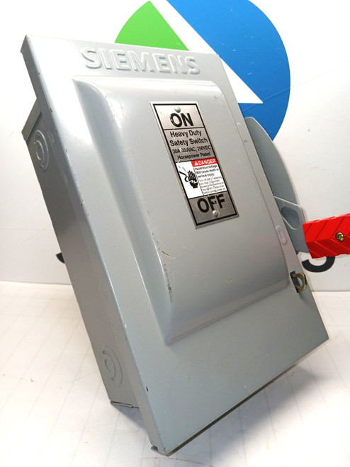 SIEMENS HNF361 30 AMP NON-FUSED HEAVY DUTY SAFETY SWITCH 600 VAC 250 VDC