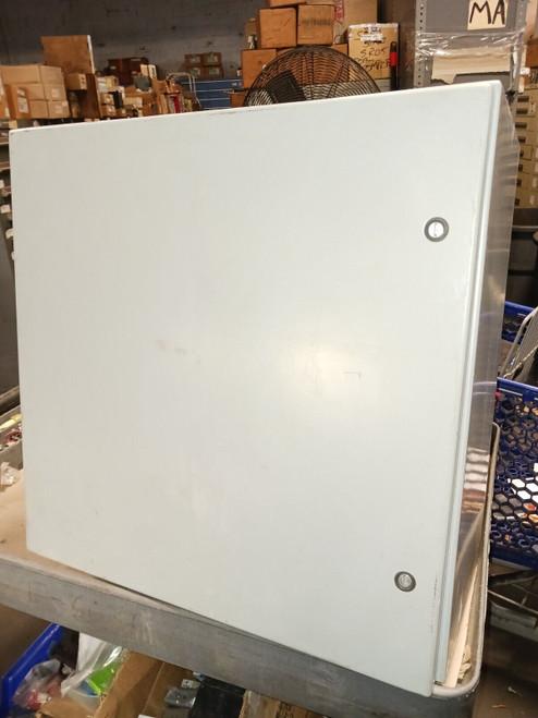 NEW HOFFMAN CSD242412 ELECTRICAL ENCLOSURE WITH BACKPLATE AND WIREWAY