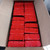 BOX OF 50) NEW HUBBELL RACO 911-6 RED PAINTED 4"X4"X1-1/2" EXTENSION RING