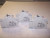 3) CUTLER HAMMER 3 AMP D3 CIRCUIT BREAKERS 240 VAC 1 POLE WMS1D03 LOT OF 3