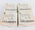 Lot of 4 New Allen Bradley 100-FA11 Front Mount Auxiliary Contacts