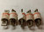 7) NEW GOULD SHAWMUT 300 AMP TYPE 4 AMP-TRAP FUSE 250 VAC A25X300 LOT OF 7