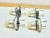 4) Allen-Bradley White Push To Test Pilot Lights 24V AC/DC 800T-QT24