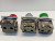 Set of Cutler Hammer H.O.A. 3 Postion Selector Switch 2 Pilot lights 10250T