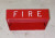 NEW SIMPLEX VISIBLE FIRE STROBE CEILING MOUNT 24 VDC RED 4904-9184