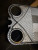 NEW 55" LONG X 16-3/4" WIDE HEAT EXCHANGER PLATE 4-1/2" HOLES WITH GASKET