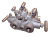NEW D/A MFG 5 VALVE STAINLESS STEEL 316 MANIFOLD 6000 PSI MAX GP5TC-T-SS