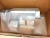 NEW BALDOR .75 HP AC BRAKE MOTOR 56C FRAME 208-230/460 VAC 1725 RPM TENV VRB3542