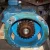 DEMAG .80 HP AC ELECTRIC BRAKE GEARMOTOR TYPE KLF 34.2:1 RATIO 3410 RPM 480 VAC