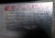 MITSUBISHI 3.7 KW (4.96 HP) INDUCTION MOTOR 200/220 VAC 3Ø 1150 RPM 132S SF-JRV