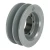 NEW BROWNING BUSHING BORE V-BELT PULLEY 2 GROOVE SDS BUSHING CAST IRON 542B