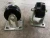 2) NEW GLIDEMAXX 4" x 2" CASTER RIGID MOUNT 800 LB CAPACITY 66028168 LOT OF 2