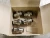 5) NEW DYNAFLO 3/8 TUBE x 3/8 TUBE BRASS PUSH-TO-CONNECT BULKHEAD UNION 0418454