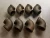 8) NEW ANVIL 1"NPT BLACK MALLEABLE IRON UNION 90 DEGREE ELBOW LOT OF 8