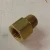 8) NEW PARKER BRASS ADAPTER FITTING 3/8 X 3/8 222P-6-6 LOT OF 8