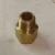 8) NEW PARKER BRASS ADAPTER FITTING 3/8 X 3/8 222P-6-6 LOT OF 8