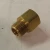 8) NEW PARKER BRASS ADAPTER FITTING 3/8 X 3/8 222P-6-6 LOT OF 8