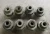 8) NEW GRINNELL 1/4" NPT CAST IRON PIPE UNION 150# LOT OF 8