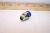 6) Jupiter Pneumatics 3/8" X 1/4" Nickel Plated Brass Push To Connect (LOT OF 6)