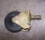 NEW STEM MOUNT LOCKING SWIVEL CASTER 5" DIA WHEEL 1" STEM DIA 2-5/8" LONG 98S
