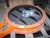 NEW STEEL BUTTERFLY VALVE 29-1/2" ID X 35" OD X 6" WIDE