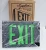 New Lithonia LES1G Green Die Cast Emergency Exit Sign