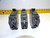 3) GE 30 AMP BOLT ON CIRCUIT BREAKER 1 POLE 240 VAC  THQB1130  LOT OF 3