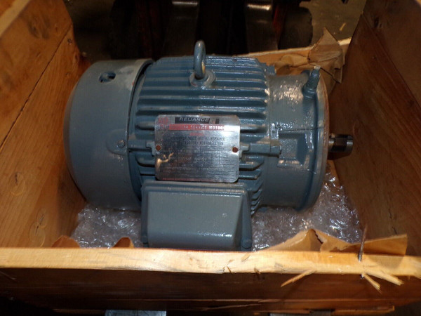 NEW RELIANCE 1.5 HP AC NUCLEAR DUTY MOTOR 184TC 230/460 VAC 855 RPM TEFC 
